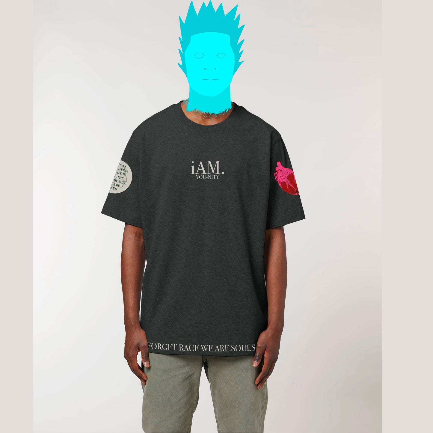 iAM YOU-NITY T-SHIRT (FORGET RACE WE ARE SOULS)