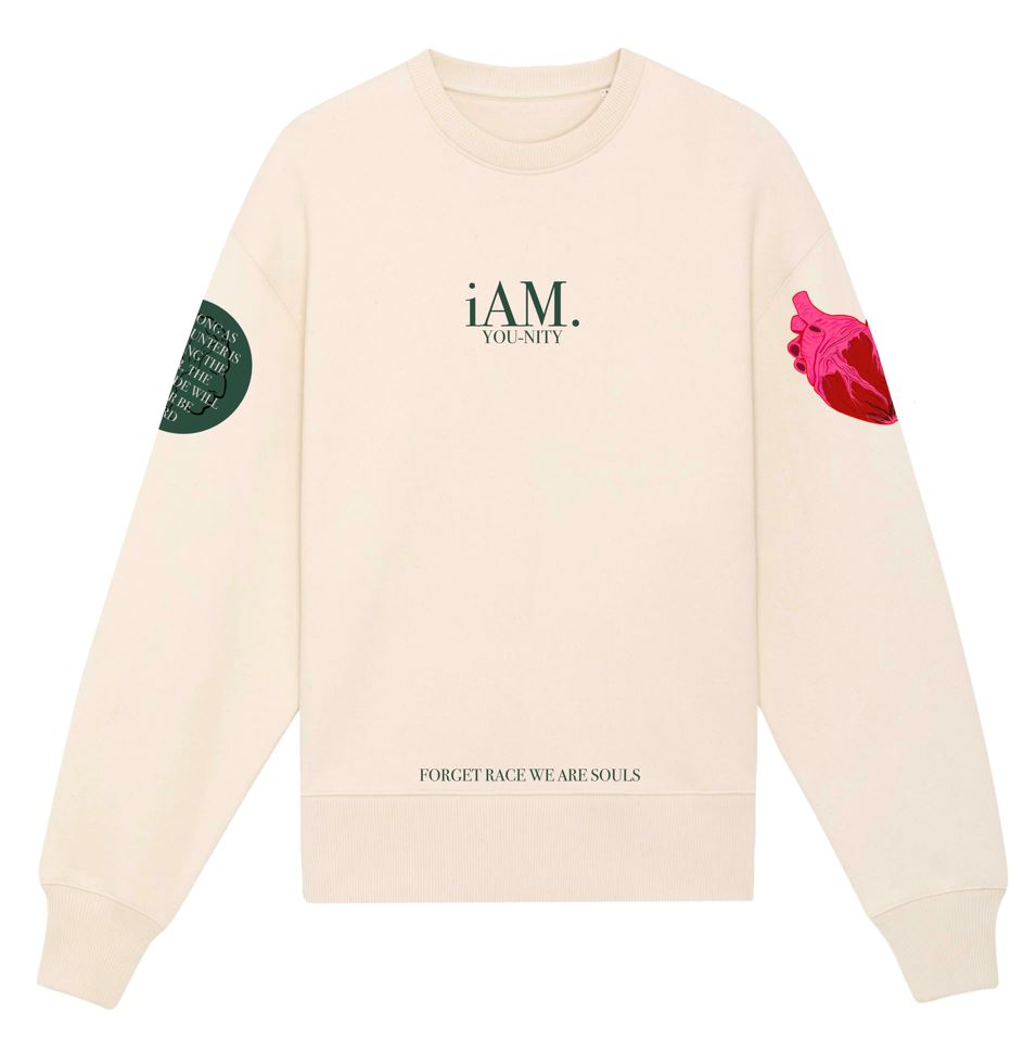 iAM YOU-NITY CREWNECK JUMPER (FORGET RACE WE ARE SOULS)