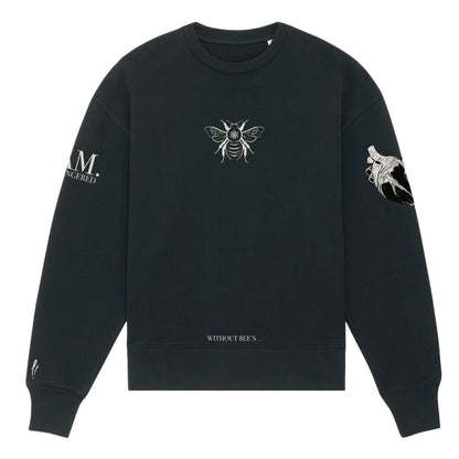 iAM ENDANGERED CREWNECK JUMPER (BEE 29th Special Pre-Release Black Edition)