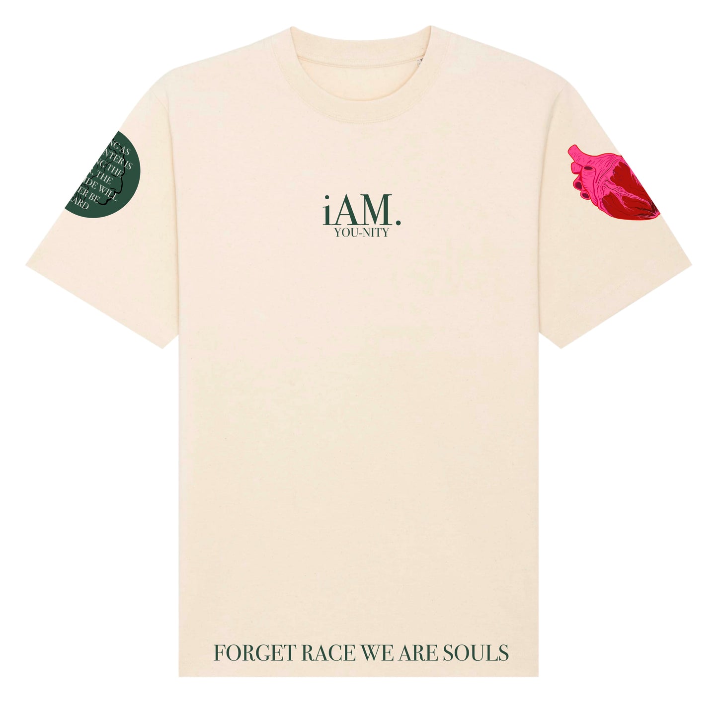 iAM YOU-NITY T-SHIRT (FORGET RACE WE ARE SOULS)